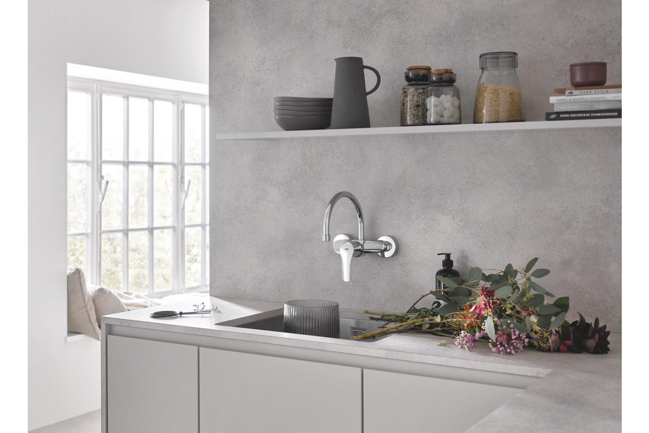 Смеситель для кухни GROHE Eurosmart, хром (32482003)