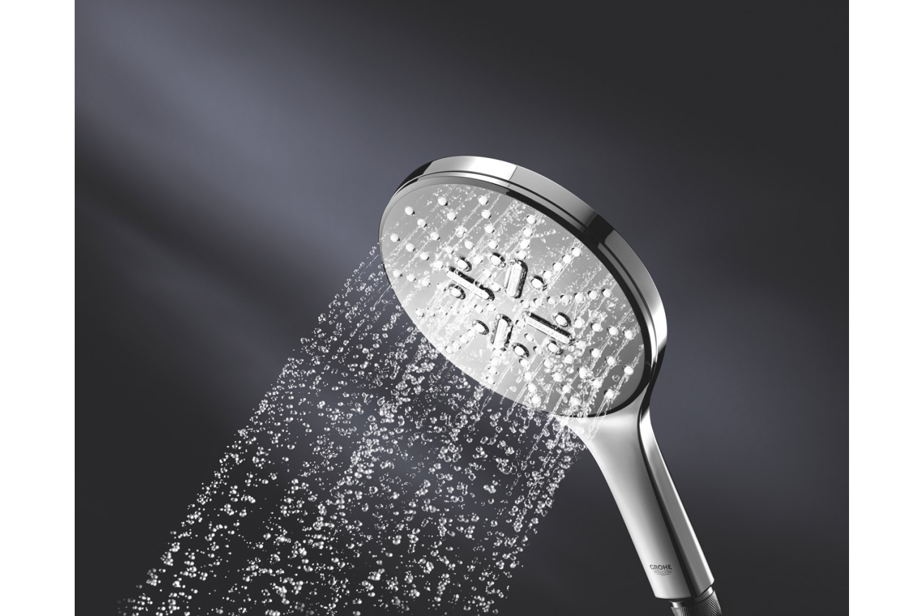 Ручной душ GROHE Rainshower SmartActive 150, 9,5 л/мин, 3 режима, хром (26590000)