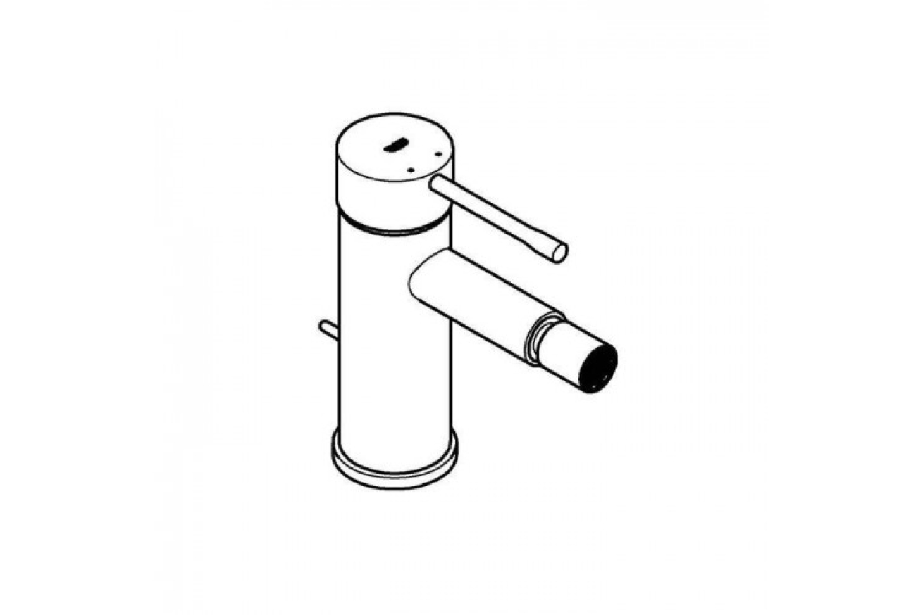 Смеситель для биде GROHE Essence, S-size, никель глянцевый (24178BE1)