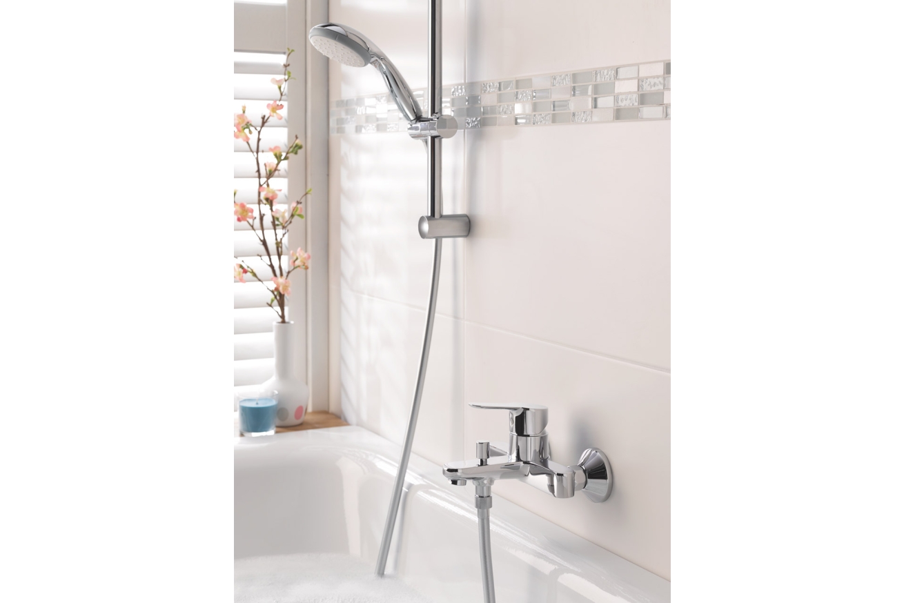 Смеситель для ванны GROHE BauEdge, хром (23605000)