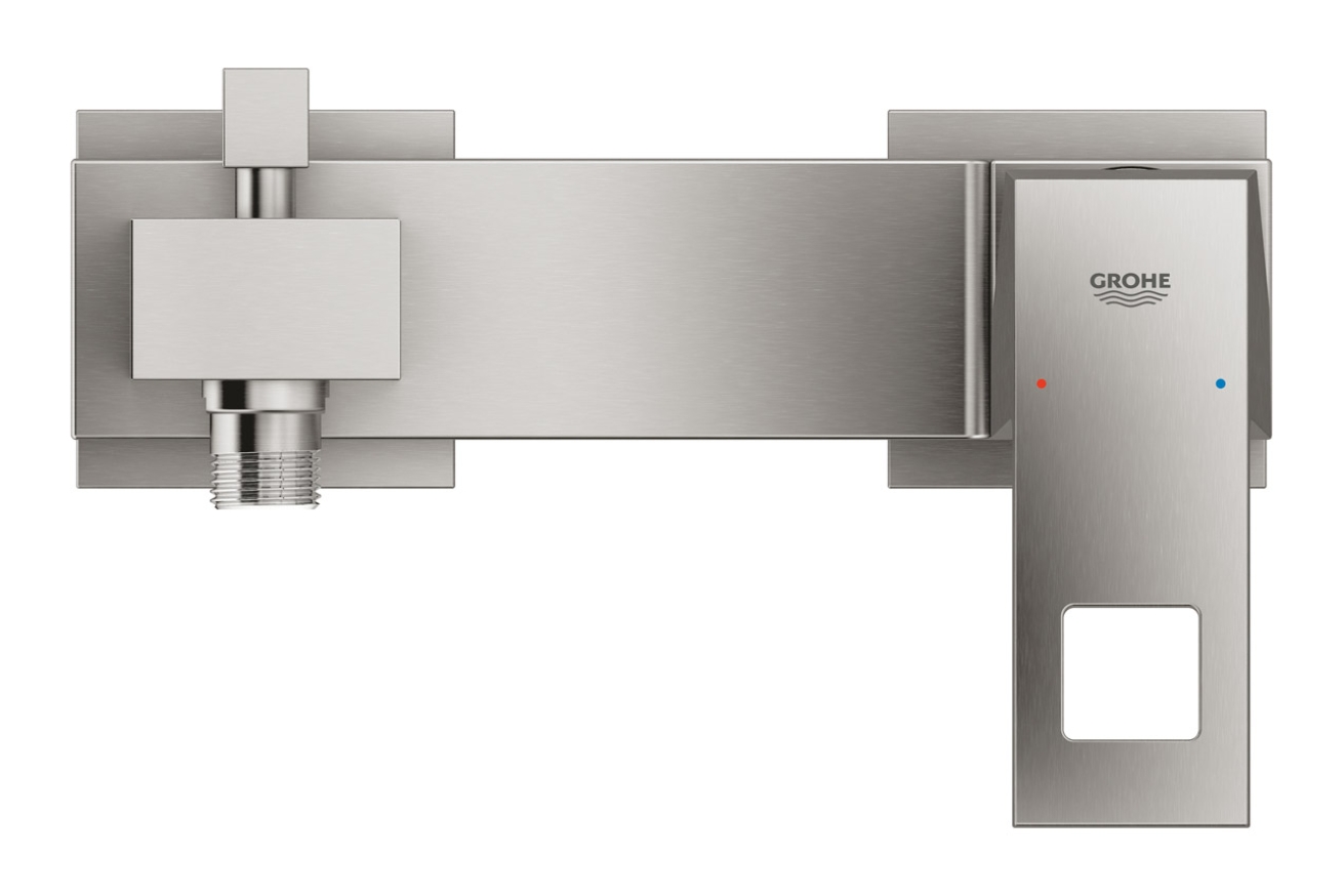Смеситель для ванны GROHE Eurocube, суперсталь (23140DC0)