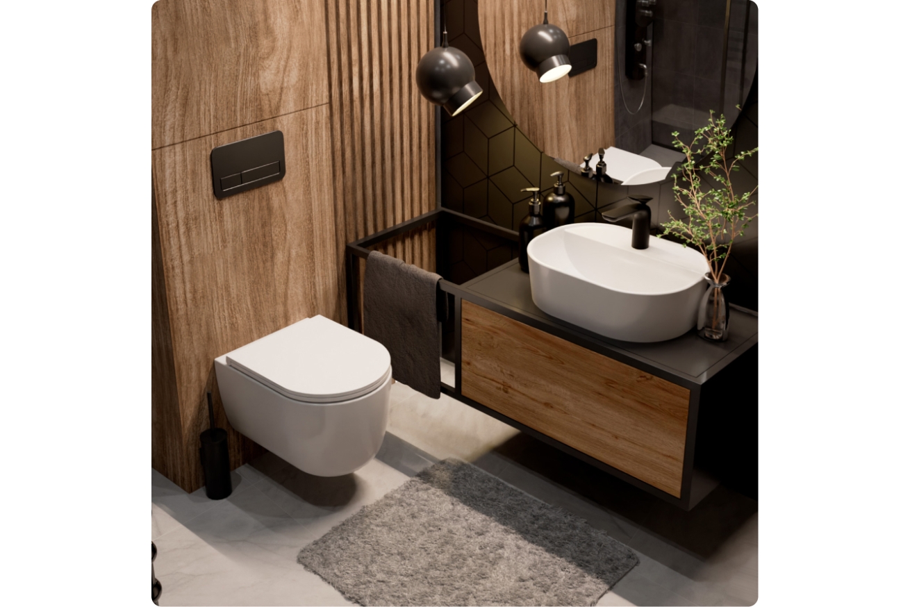 Комплект инсталляции GROHE Rapid SL NW0145/S с унитазом AQUAme AQM2013PRO и сиденьем с микролифтом, смыв Invisible (NW0280)