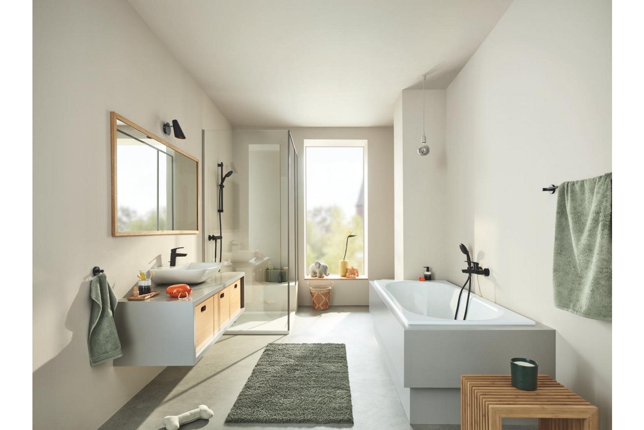 Смеситель для раковины GROHE Eurosmart, S-size, черный (332652433)