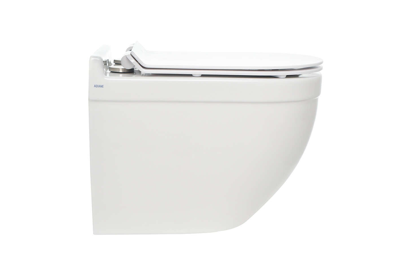 Комплект инсталляции GROHE Rapid SL 38775001 с унитазом AQUAme AQM2010 и сиденьем с микролифтом, смыв Quiet (NW0313)