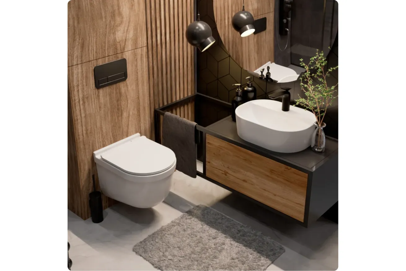 Комплект инсталляции GROHE Rapid SL 38775001 с унитазом AQUAme AQM2010 и сиденьем с микролифтом, смыв Quiet (NW0313)