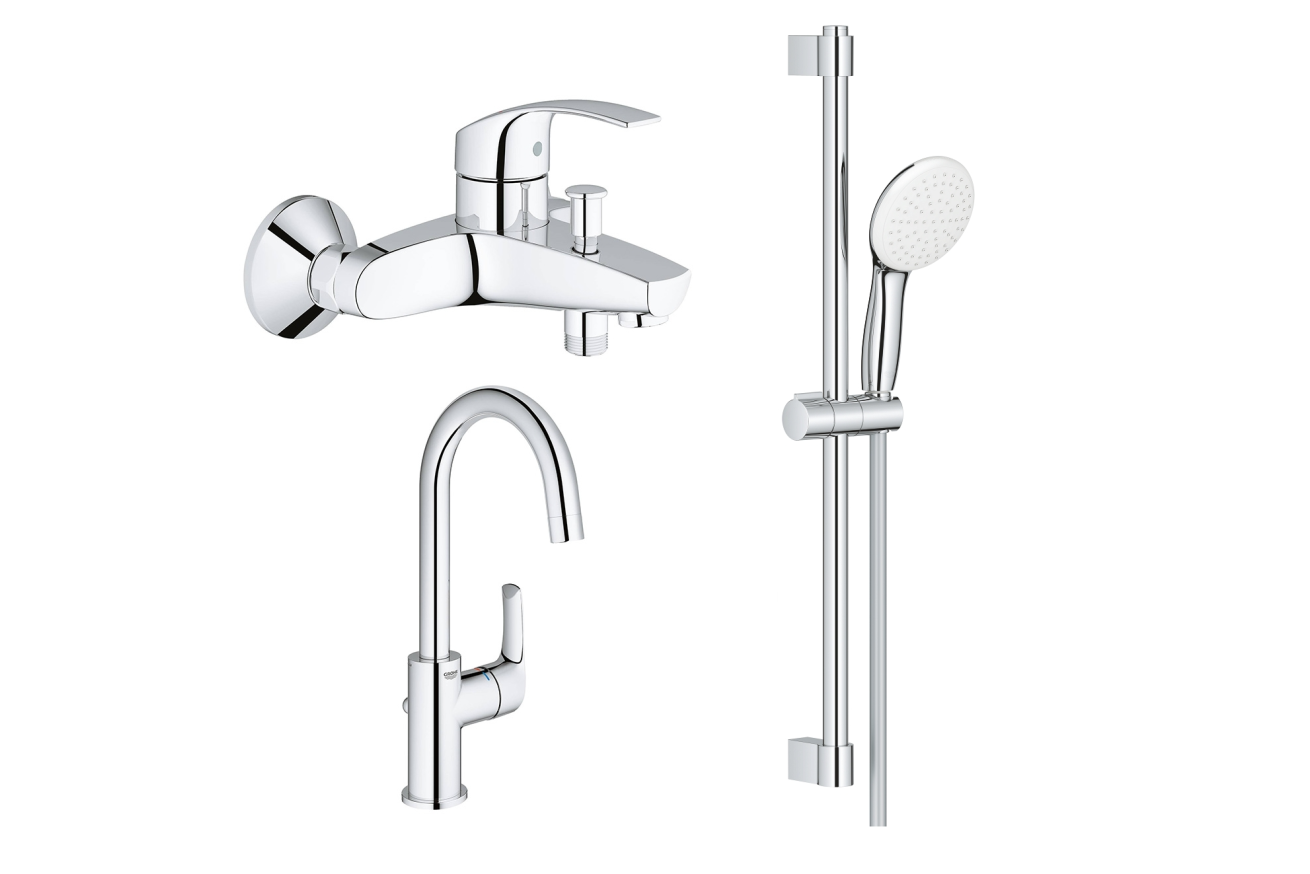 Готовый комплект для ванной комнаты GROHE BauEdge (NB0050)