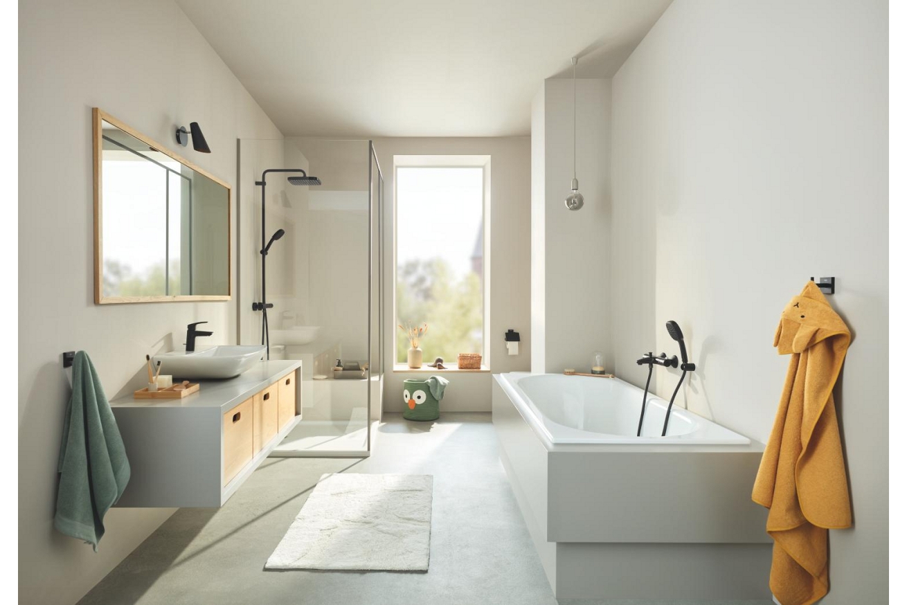 Смеситель для раковины GROHE Eurosmart, S-size, черный (332652433)