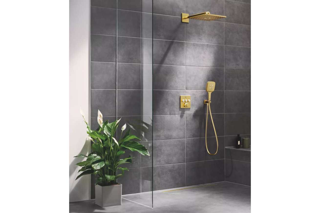 Душевая система GROHE Grohtherm SmartControl с термостатом для душа, холодный рассвет матовый (34864GN0)