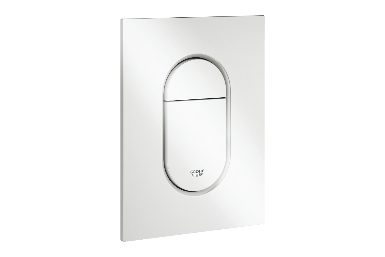 Панель смыва для унитаза GROHE Arena Cosmopolitan S, 3 режима, альпин-белый (37624SH0)