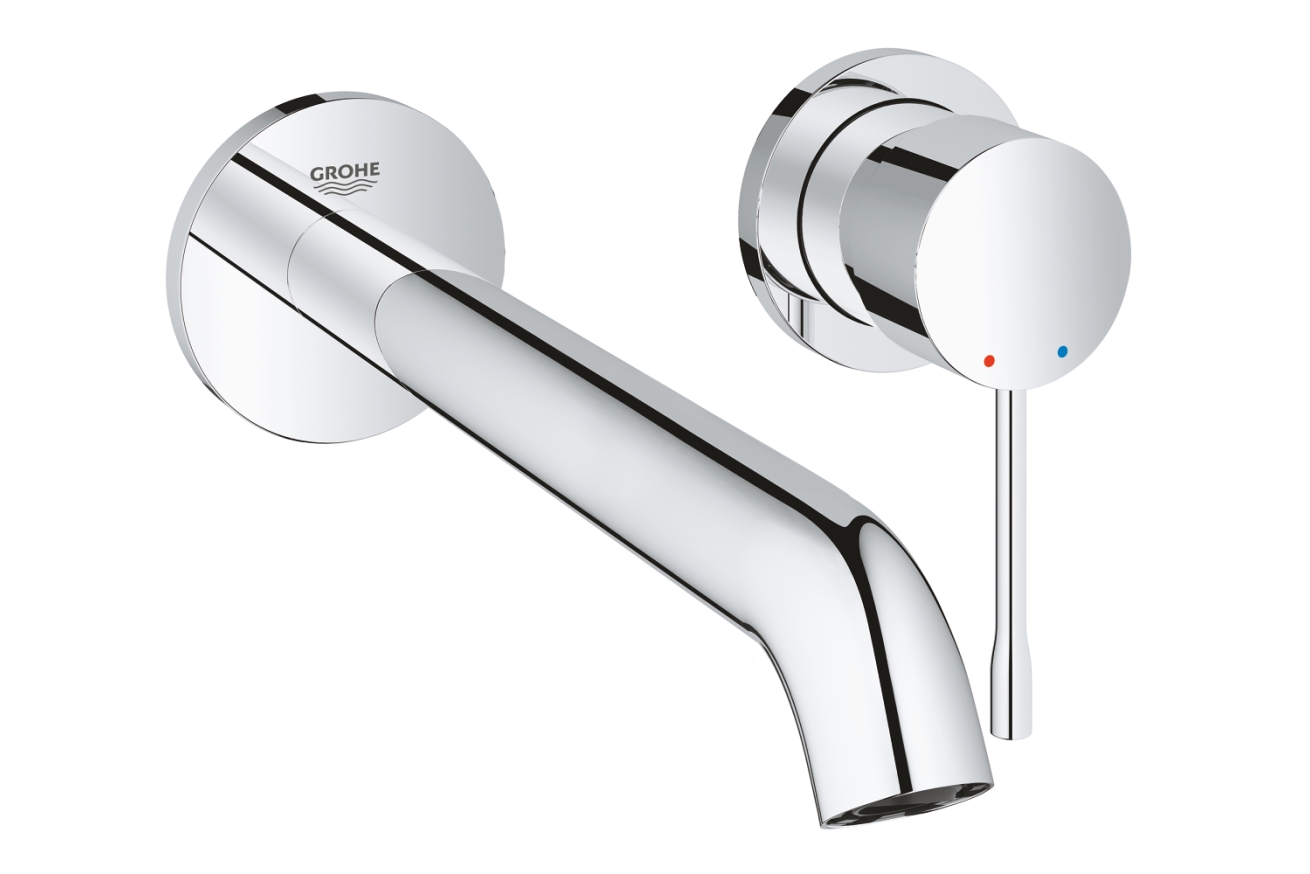 Внешняя часть смесителя для раковины GROHE Essence скрытого монтажа, на 2 отверстия, L-Size, хром (29193001)