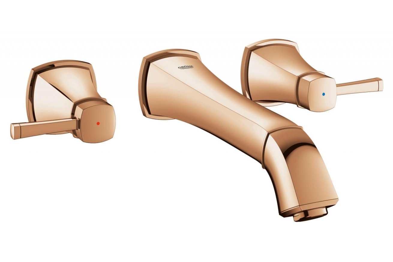Внешняя часть смесителя для раковины GROHE Grandera скрытого монтажа, на 3 отверстия, M-Size, теплый закат глянец (20415DA0)