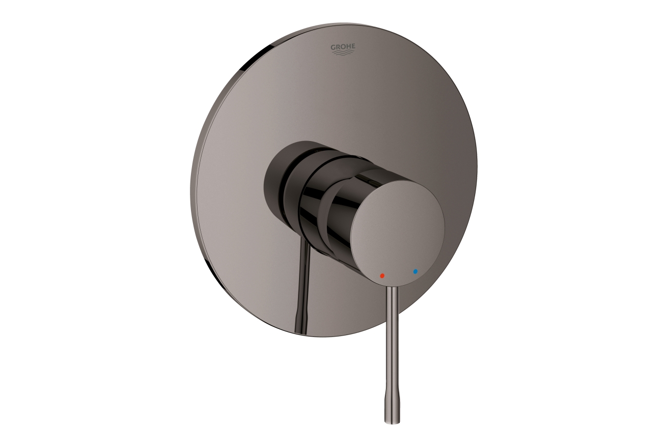 Внешняя часть смесителя для душа GROHE Essence, темный графит глянец (19286A01)