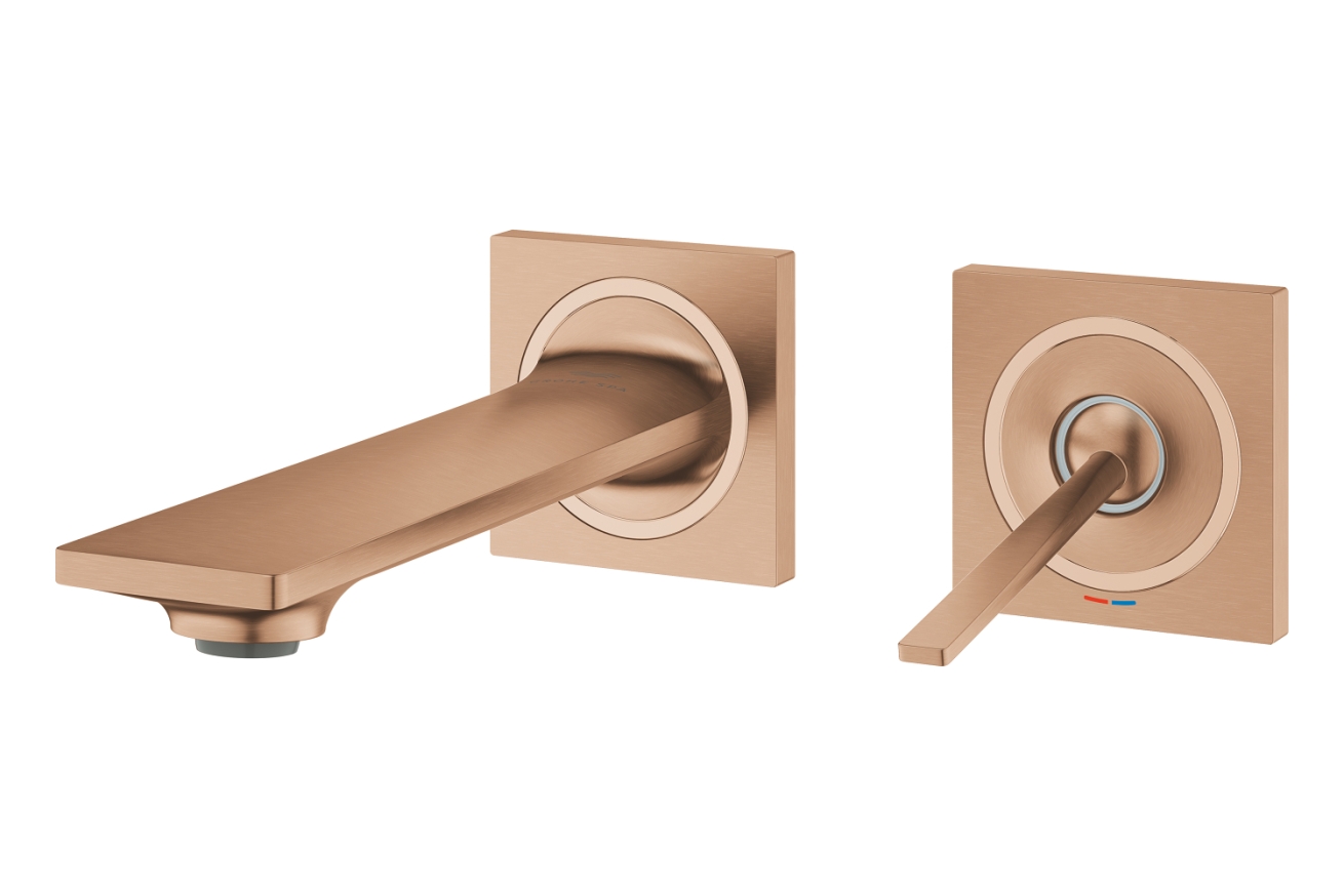 Внешняя часть смесителя для раковины GROHE Allure скрытого монтажа, на 2 отверстия, S-Size, теплый закат матовый (19309DL2)