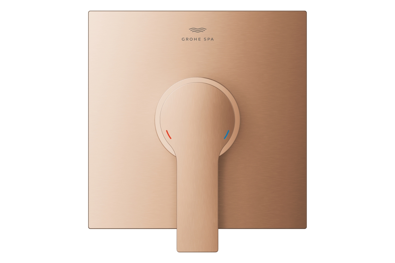 Внешняя часть смесителя для душа GROHE Allure скрытого монтажа, квадратная, теплый закат матовый (19317DL1)