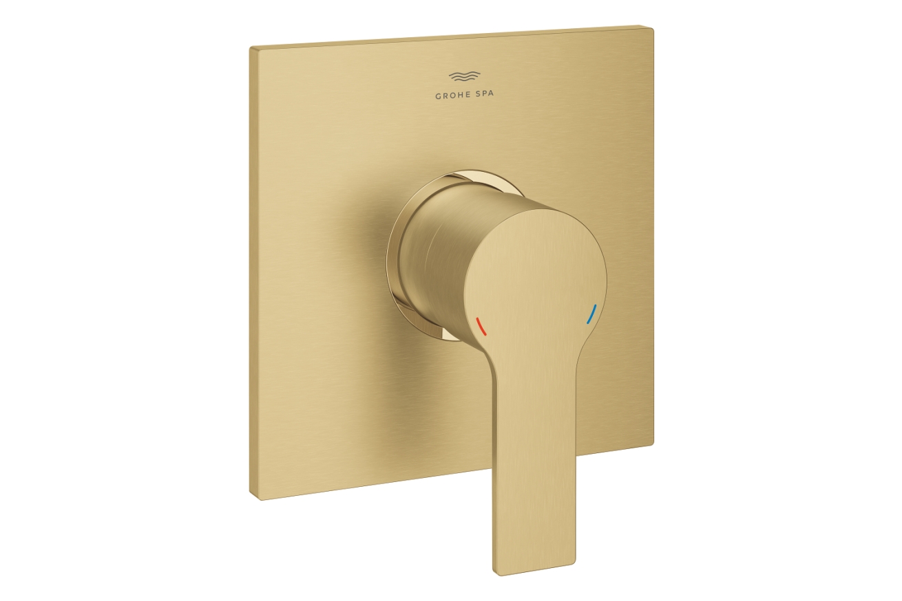 Внешняя часть смесителя для душа GROHE Allure скрытого монтажа, квадратная, холодный рассвет матовый (19317GN1)