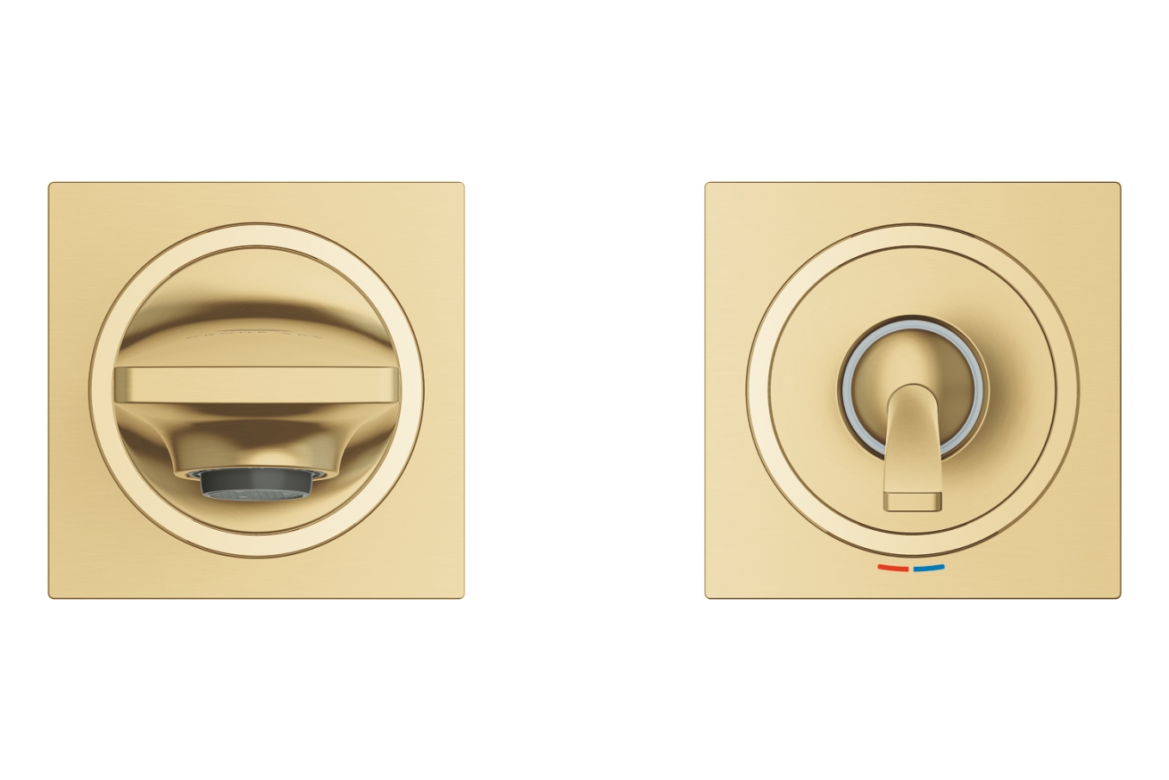 Внешняя часть смесителя для раковины GROHE Allure скрытого монтажа, на 2 отверстия, M-Size, холодный рассвет матовый (19386GN2)
