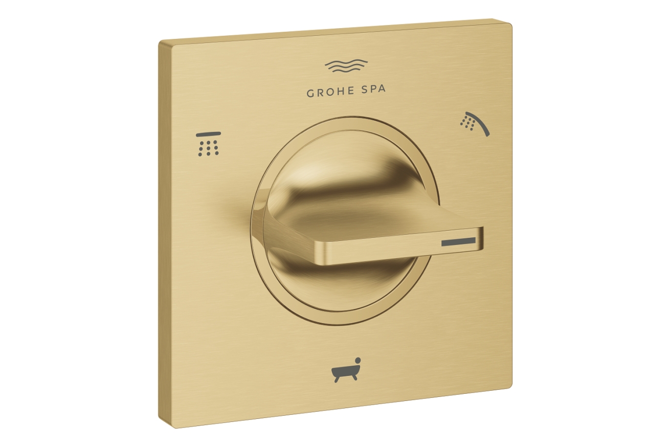 Внешняя часть переключателя потоков GROHE Allure на 3 положения, холодный рассвет матовый (19590GN1)