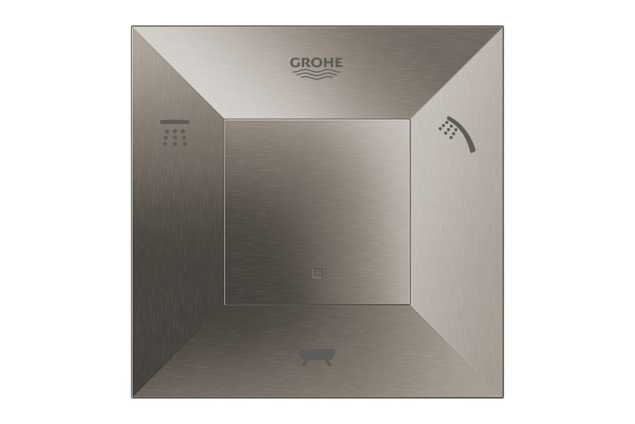 Внешняя часть переключателя потоков GROHE Allure Brilliant на 3 положения, темный графит матовый (19798AL0)