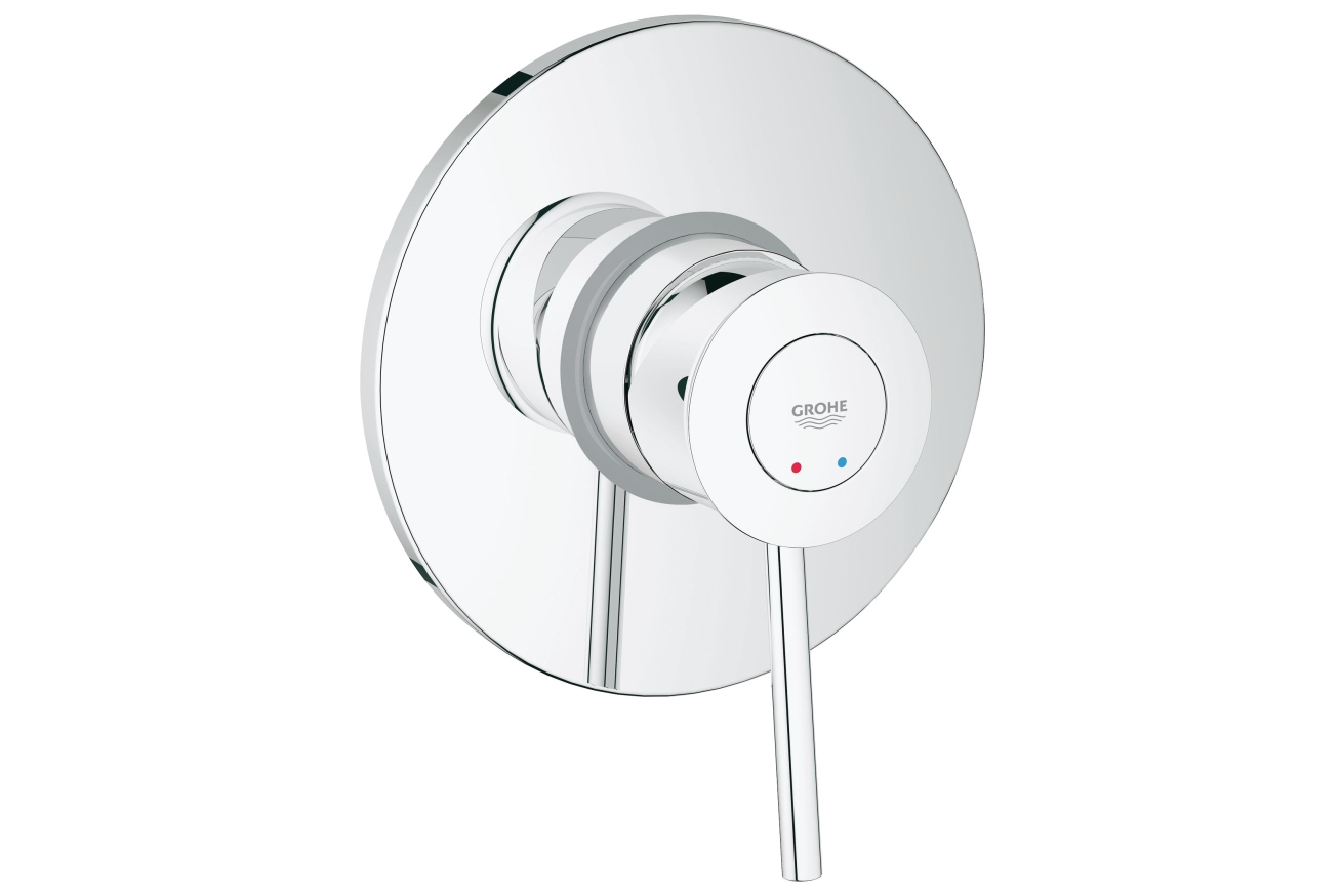 Смеситель для душа GROHE BauClassic в комплекте с монтажной частью, хром (29048000)