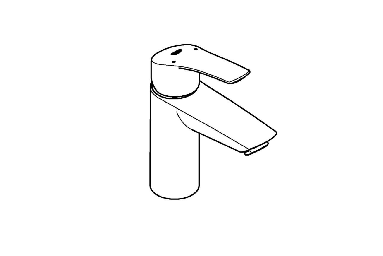Смеситель для раковины GROHE Eurosmart S-size, хром (23922003)