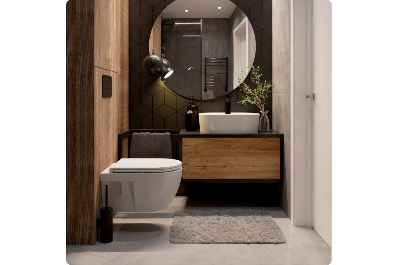Комплект инсталляции GROHE Solido 38811KF0 с унитазом AQUAme AQM2011 и сиденьем с микролифтом (NW0302)