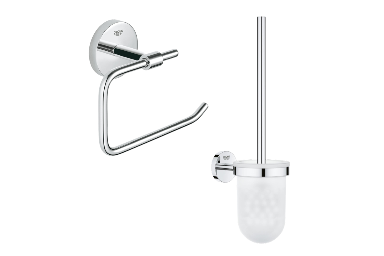 Набор аксессуаров GROHE BauCosmopolitan, хром (NA0008)