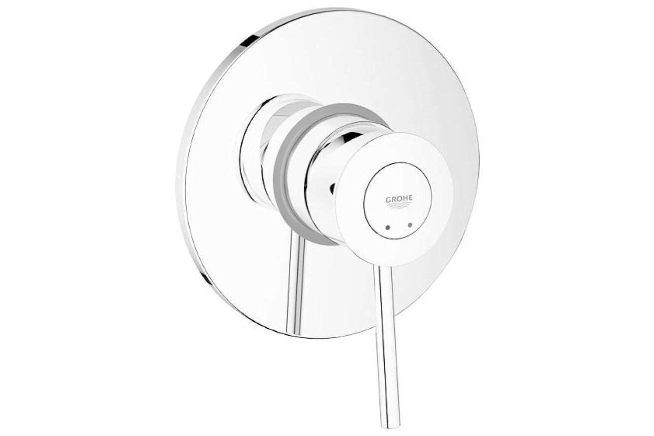 Смеситель для душа GROHE BauClassic в комплекте с монтажной частью, хром (29048000)