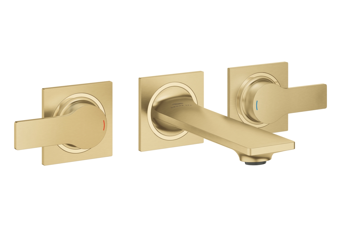 Внешняя часть смесителя для раковины GROHE Allure скрытого монтажа, на 3 отверстия, S-Size, холодный рассвет матовый (20189GN2)