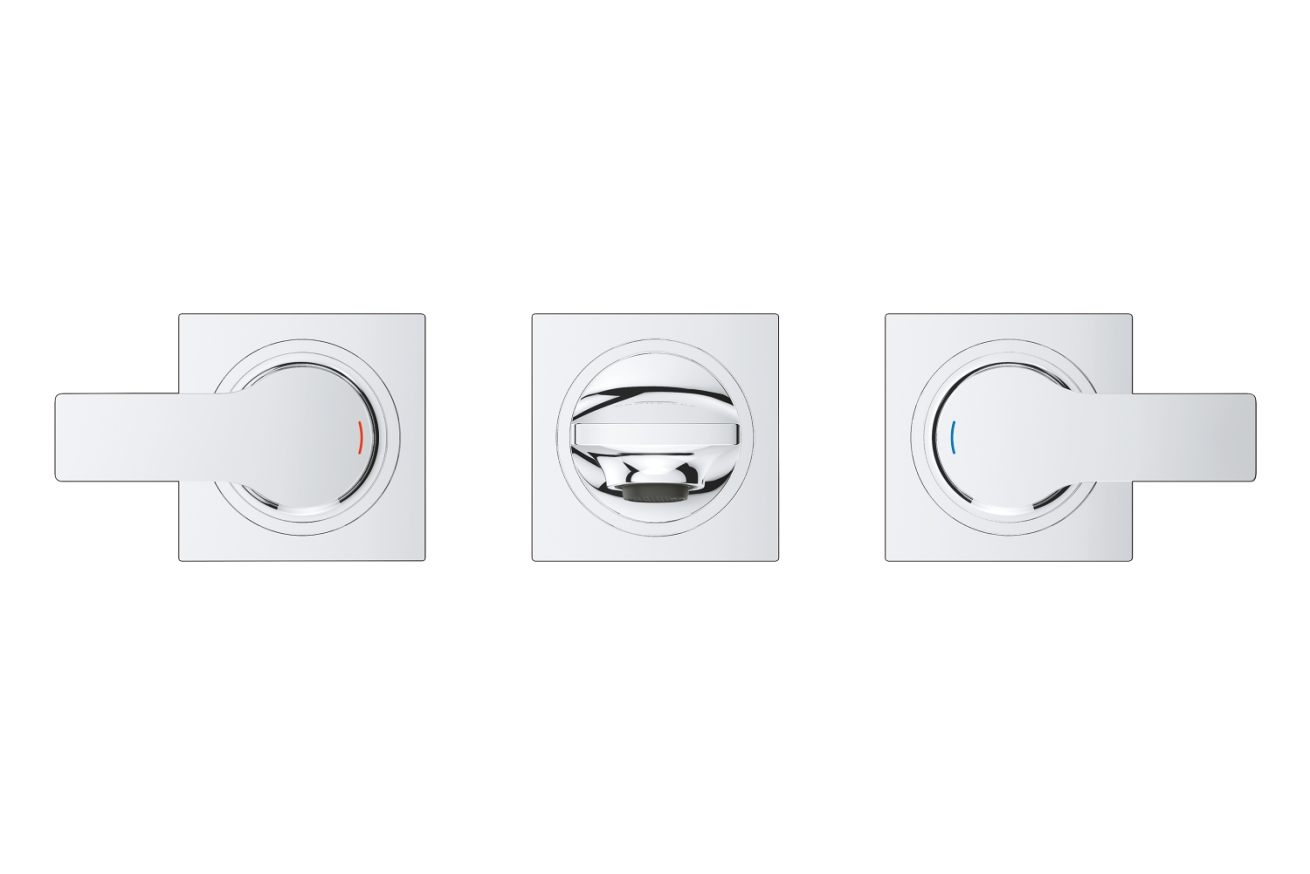Внешняя часть смесителя для раковины GROHE Allure скрытого монтажа, на 3 отверстия, M-Size, хром (20193002)