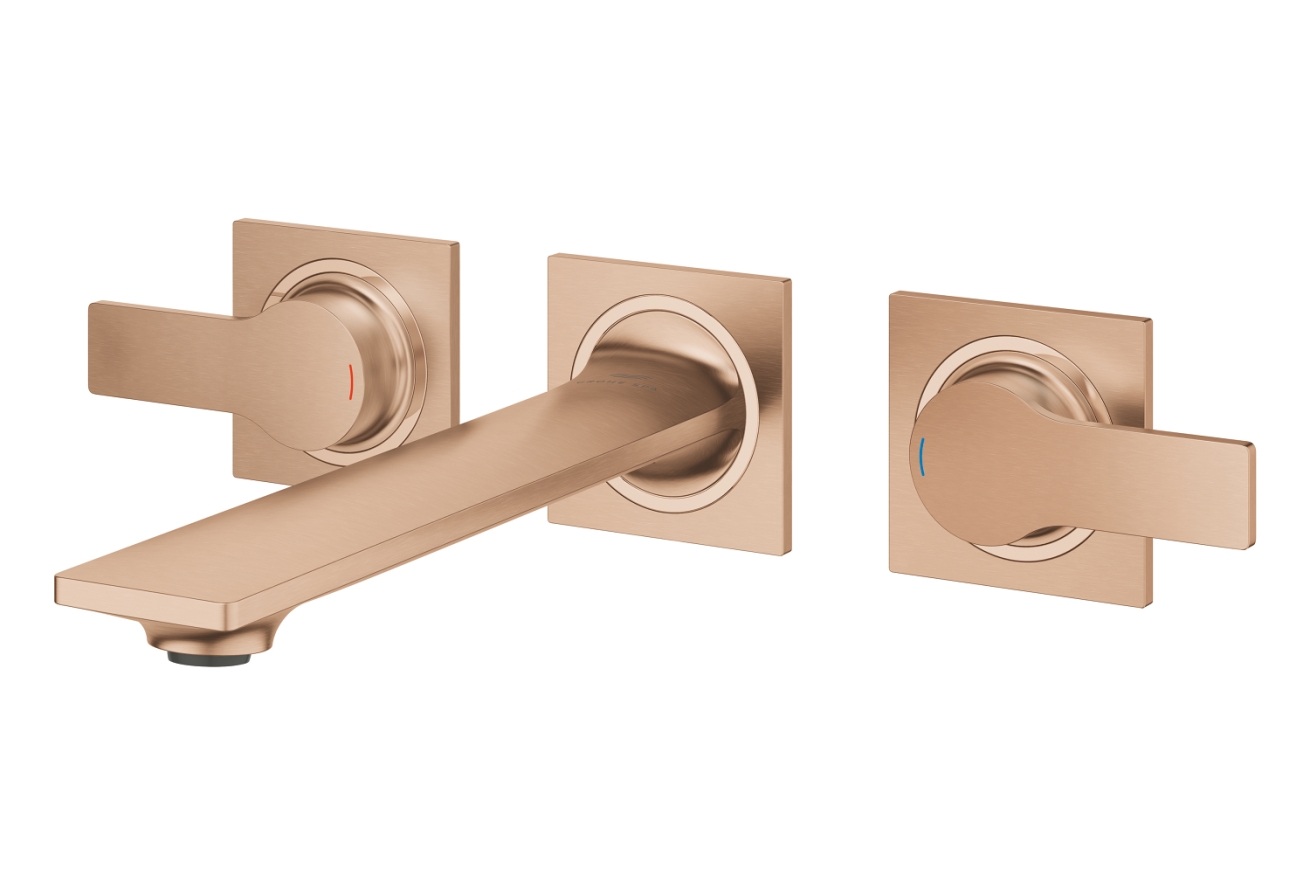 Внешняя часть смесителя для раковины GROHE Allure скрытого монтажа, на 3 отверстия, M-Size, теплый закат матовый (20193DL2)