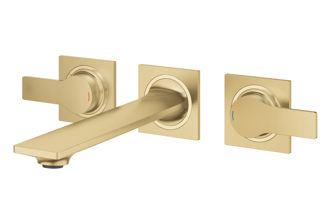 Внешняя часть смесителя для раковины GROHE Allure скрытого монтажа, на 3 отверстия, M-Size, холодный рассвет матовый (20193GN2)
