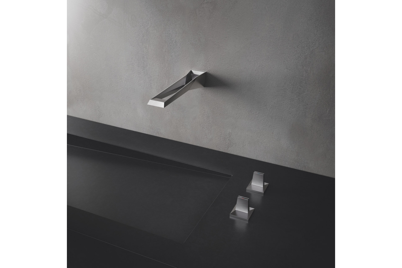 Смеситель для раковины GROHE Allure Brilliant Icon 3D на 3 отверстия, нержавеющая сталь (20608SD0)