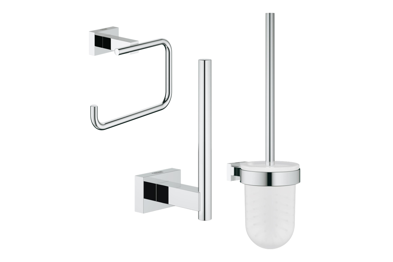 Набор аксессуаров GROHE Essentials Cube, хром (NA0013)