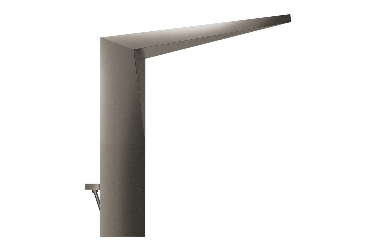 Смеситель для раковины GROHE Allure Brilliant с высоким изливом, с донным клапаном, темный графит матовый (23109AL0)