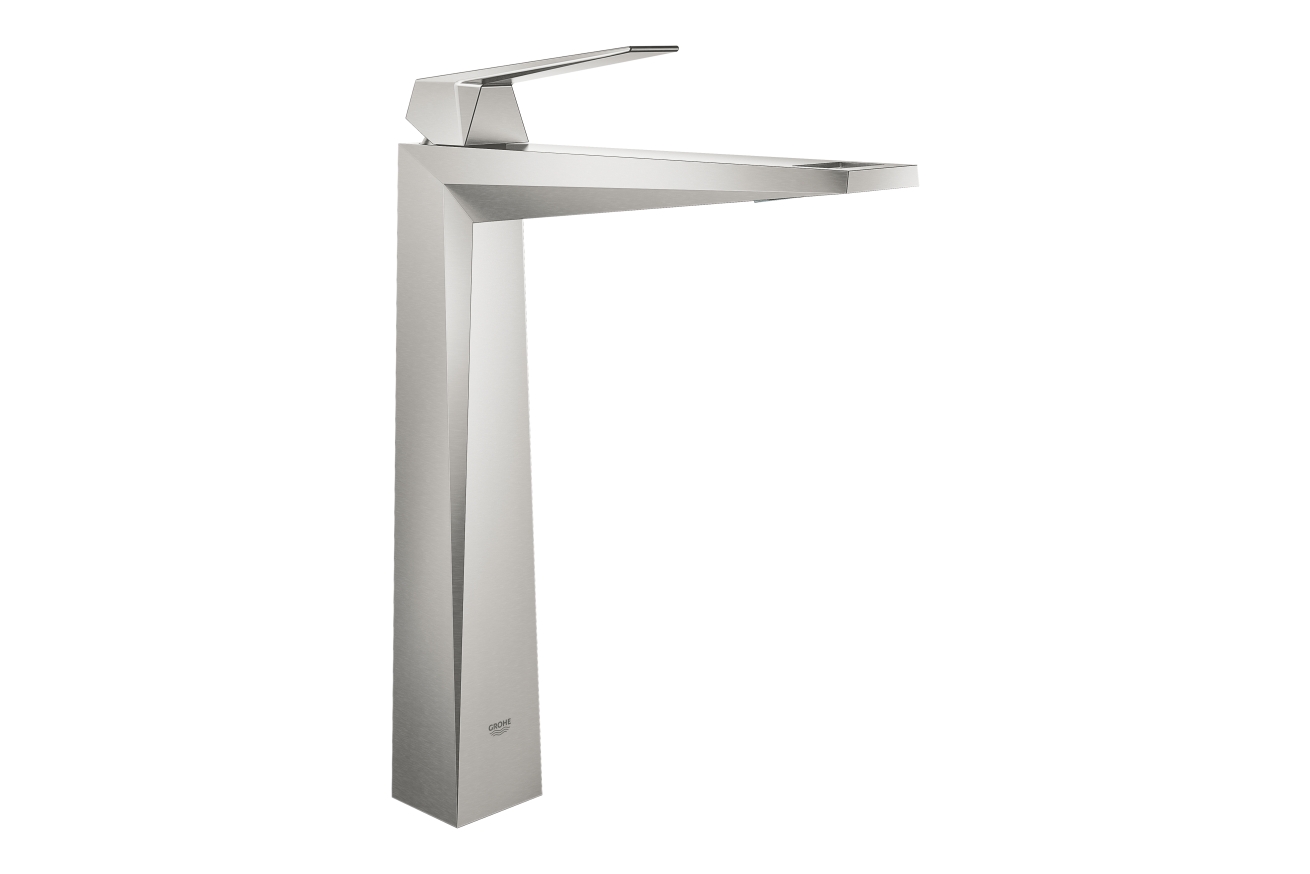 Смеситель для раковины GROHE Allure Brilliant, XL-Size, гладкий корпус, суперсталь (23114DC0)