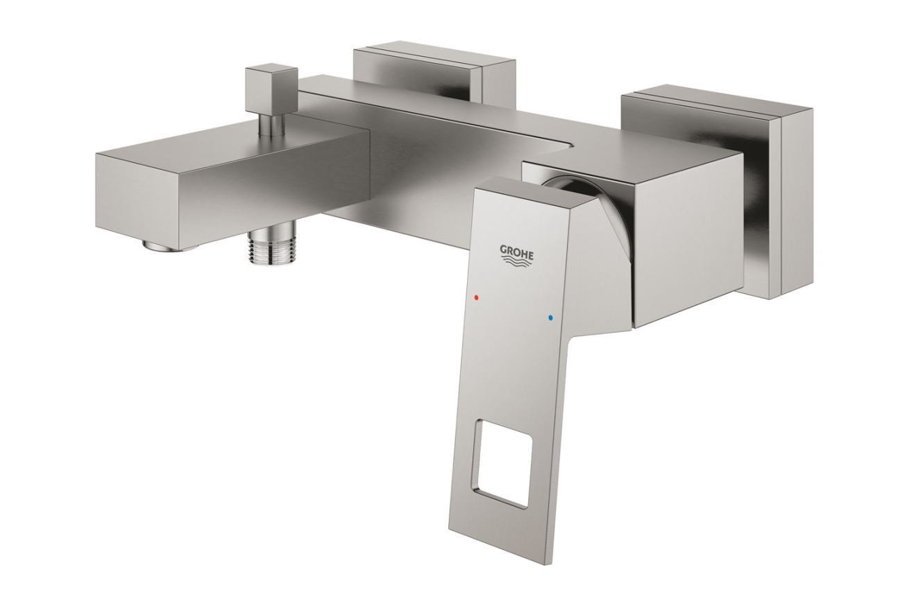 Смеситель для ванны GROHE Eurocube, суперсталь (23140DC0)
