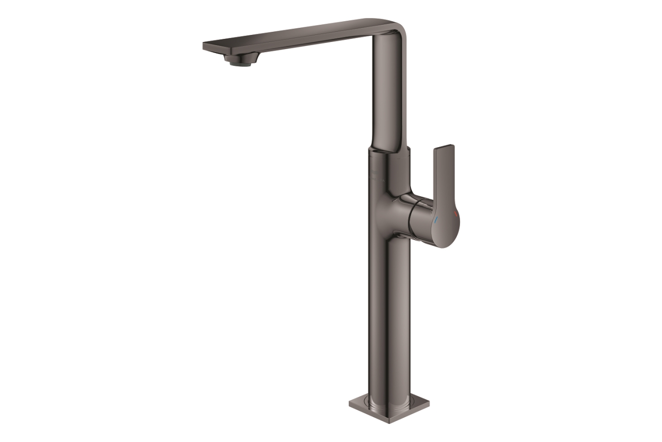Смеситель для раковины GROHE Allure без донного клапана, XL-Size, темный графит глянец (23403A01)