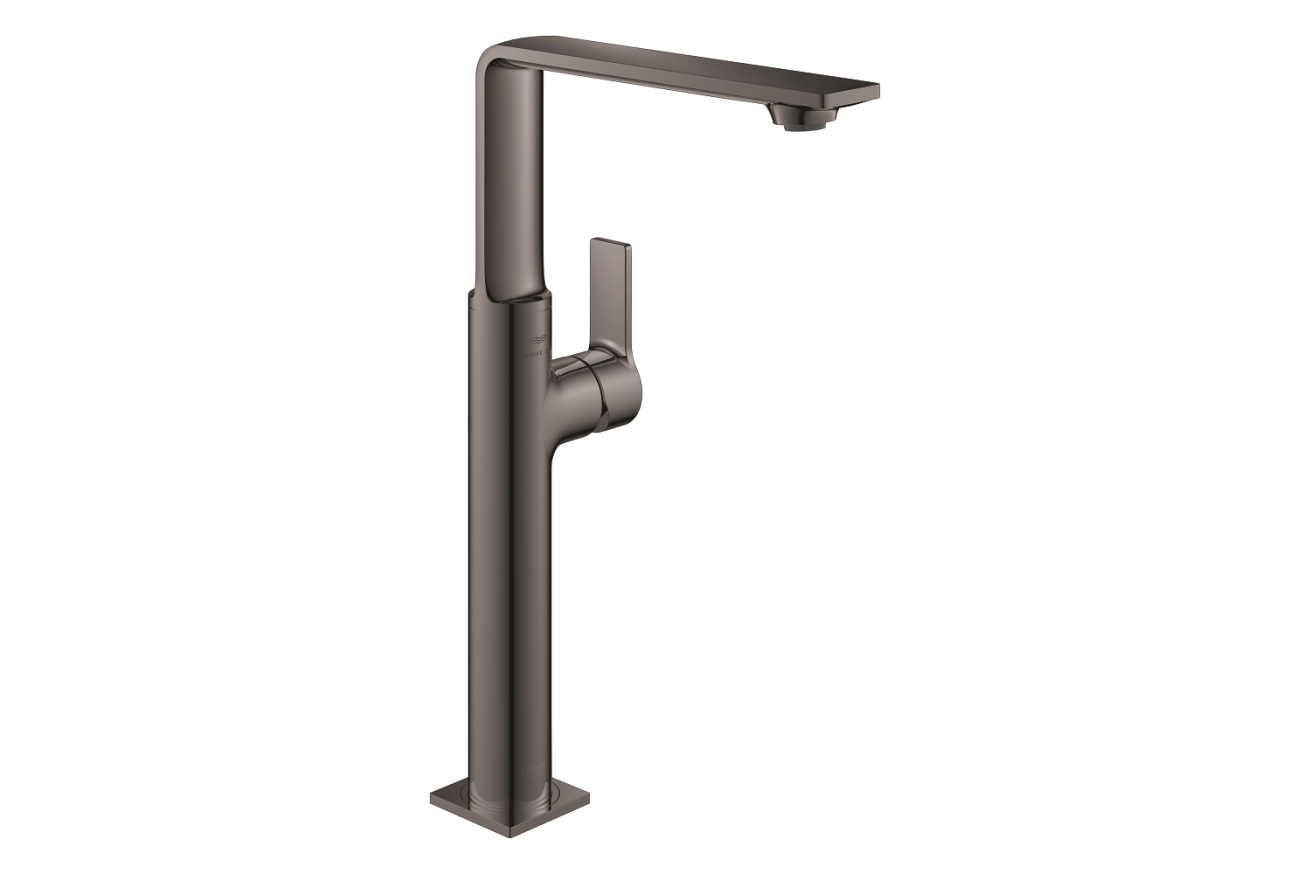 Смеситель для раковины GROHE Allure без донного клапана, XL-Size, темный графит глянец (23403A01)