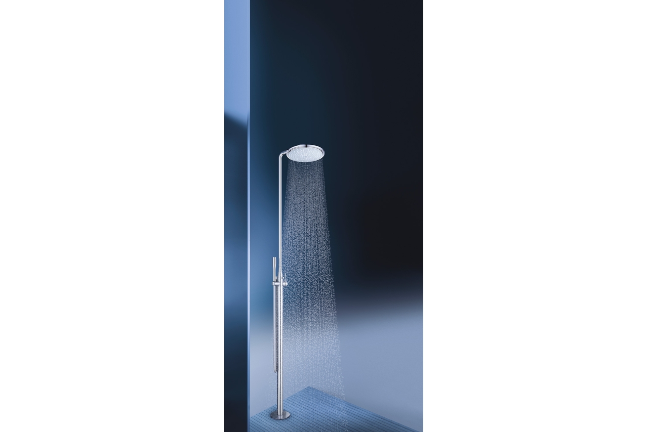 Душевая система GROHE Essence New с однорычажным смесителем, хром (23741001)