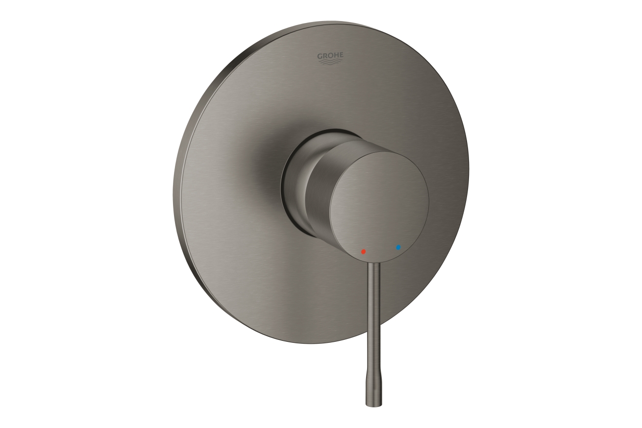 Внешняя часть смесителя для душа GROHE Essence, темный графит матовый (24057AL1)