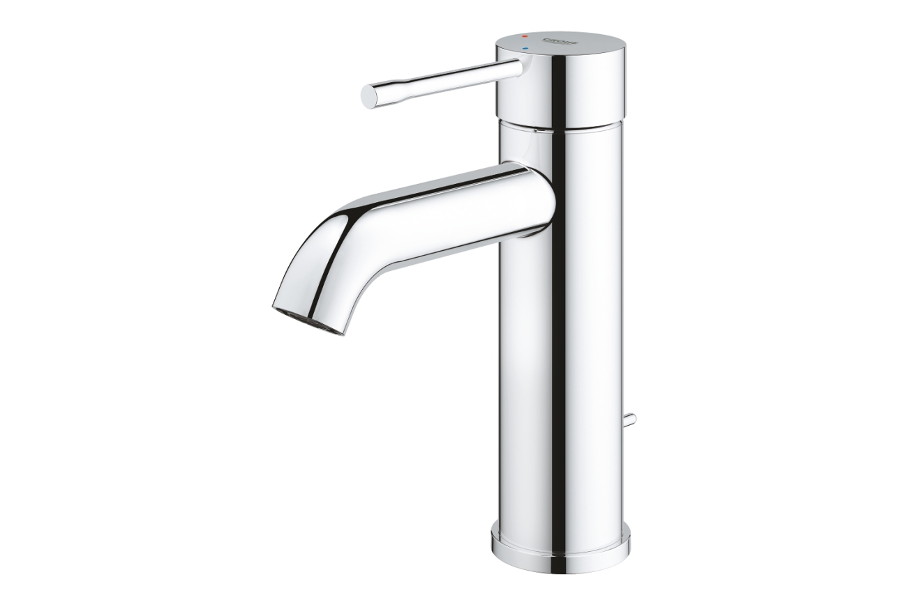 Смеситель для раковины GROHE Essence с донным клапаном, S-Size, хром (24180001)