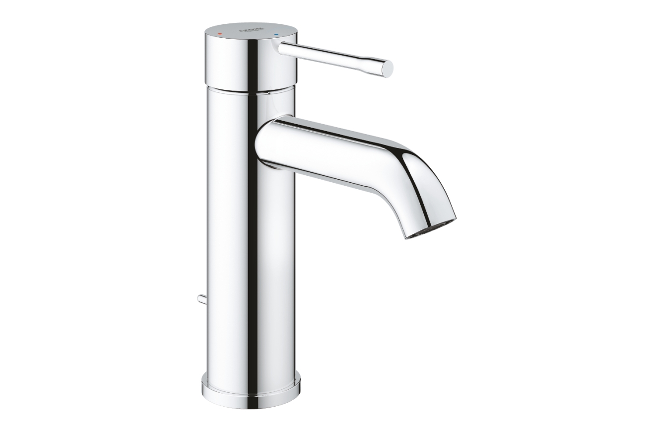 Смеситель для раковины GROHE Essence с донным клапаном, S-Size, хром (24180001)
