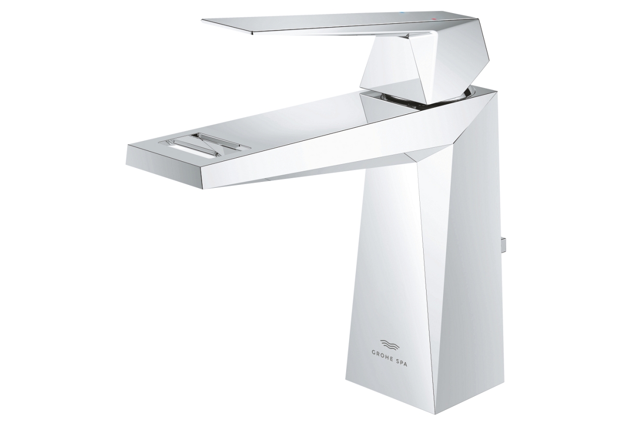 Смеситель для раковины GROHE Allure Brilliant с донным клапаном, M-Size, хром (24341000)