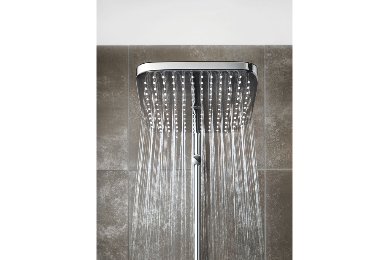 Душевая система GROHE Tempesta Cosmopolitan System 250 Cube с термостатом для ванны, хром (26691000)