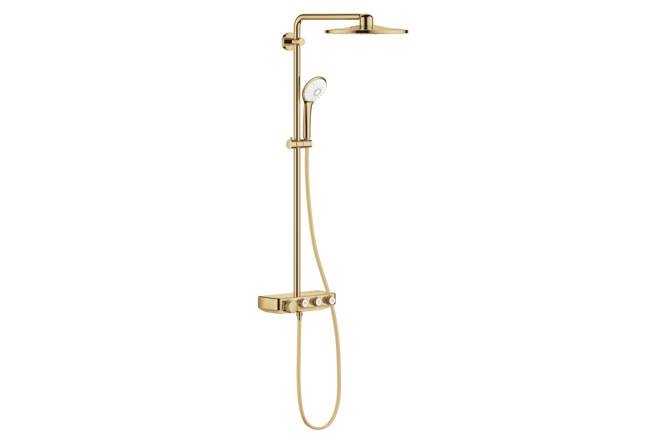 Душевая система с термостатом GROHE Euphoria SmartControl 310 DUO, холодный рассвет глянец (26507GL0)
