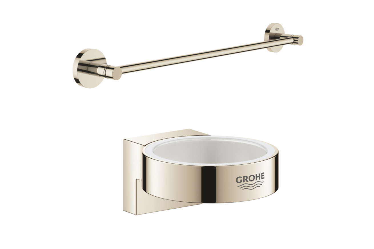 Набор аксессуаров GROHE Essentials, никель глянец (NA0003)