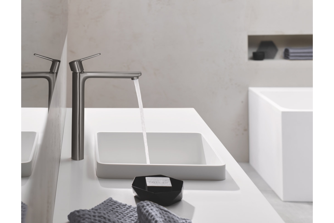 Смеситель для раковины GROHE Lineare, XL-Size, темный графит матовый (23405AL1)