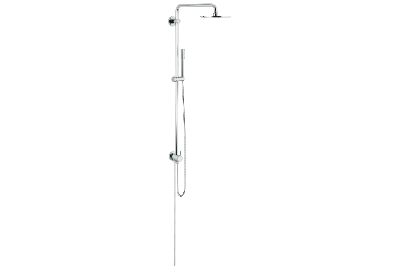 Душевая система GROHE Rainshower 210 с переключателем (без смесителя), хром (27058000)