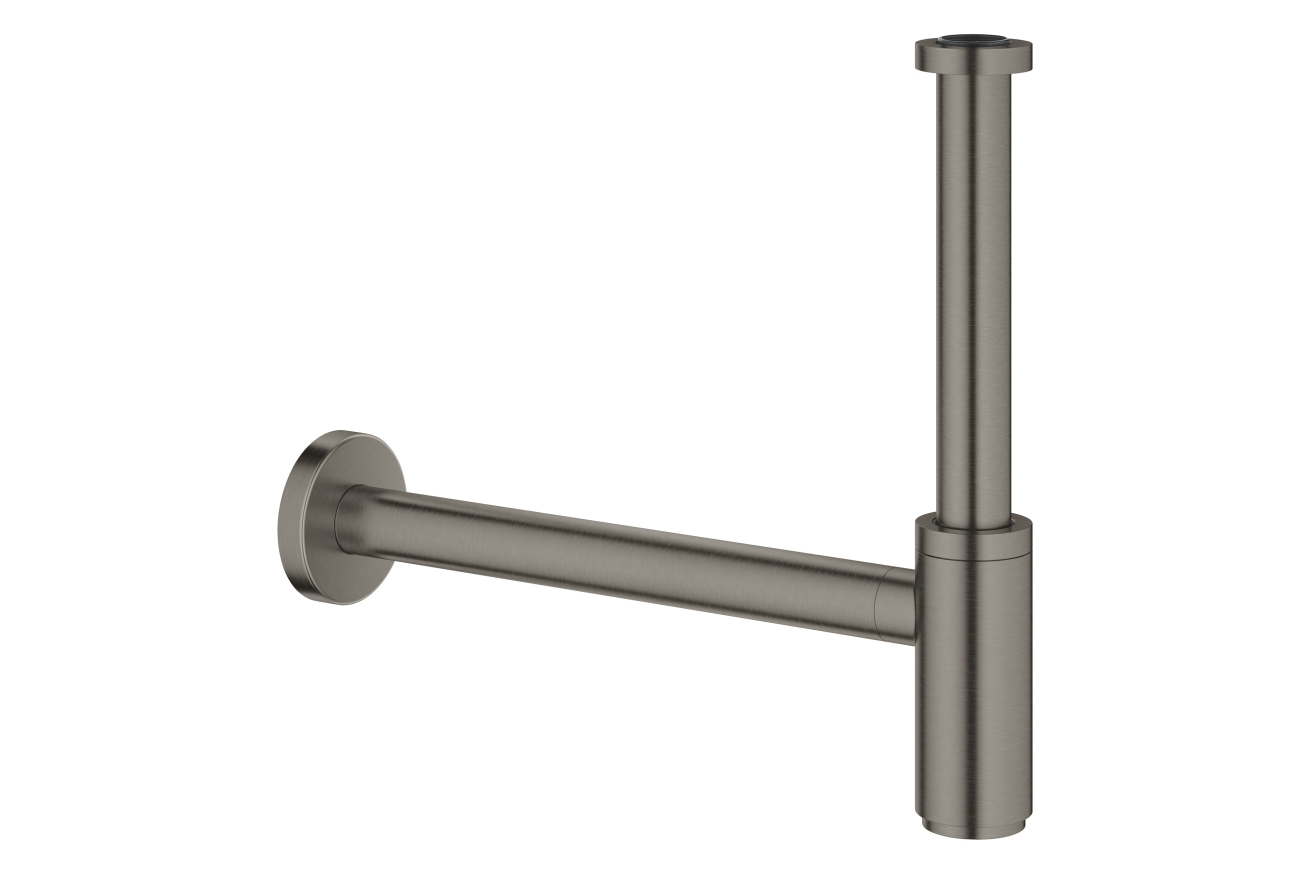 Сифон для раковины GROHE 1 1/4 дюйма из латуни, темный графит, матовый (28912AL0)