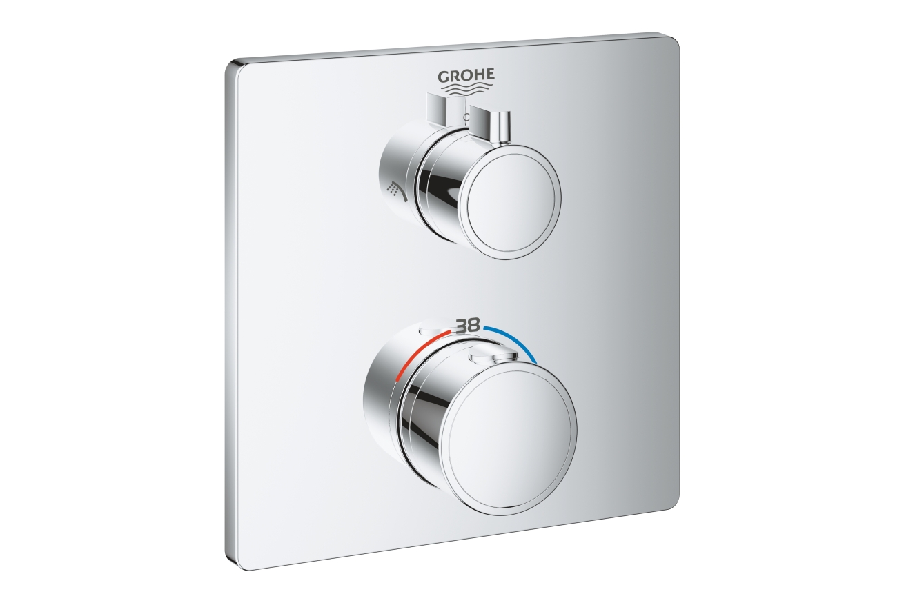 Душевая система GROHE Grohtherm с термостатом для душа, хром (34734000)
